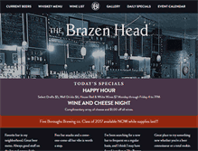 Tablet Screenshot of brazenheadbrooklyn.com